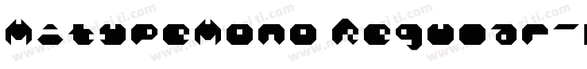 MitypeMono Regular字体转换